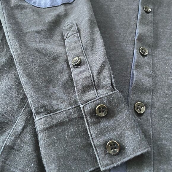 Hugo Boss, Boss Slim Fit Shirt, Jersey Stretch Denim/Navy Blue - Picture 6 of 9